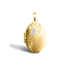Necklace - 9ct Yellow Gold Oval Locket - by Hearts Forever Jewellers