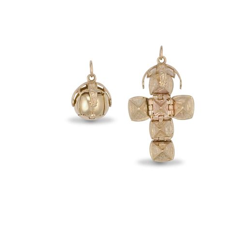 Necklace - 9ct Yellow Gold Masonic Ball - by Hearts Forever Jewellers