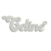 9ct White Gold Personalised Nameplate