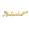 9ct Yellow Gold Personalised Nameplate