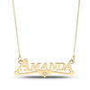 9ct Yellow Gold Personalised Nameplate