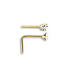 9ct Yellow Gold Nose Stud