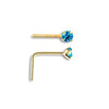 9ct Yellow Gold Nose Stud