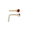 9ct Yellow Gold Nose Stud