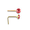 9ct Yellow Gold Nose Stud