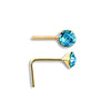 9ct Yellow Gold Nose Stud