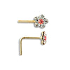 9ct Yellow Gold Nose Stud