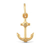 Necklace - 9ct Yellow Gold Anchor Charm - by Hearts Forever Jewellers