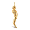 Necklace - 9ct Yellow Gold Horn Of Life Charm - by Hearts Forever Jewellers