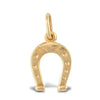 Necklace - 9ct Yellow Gold Horseshoe Charm - by Hearts Forever Jewellers
