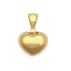 Necklace - 9ct Yellow Polished Heart Charm - by Hearts Forever Jewellers