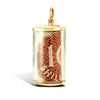 Necklace - Plastic Casing Ten Shilling Pendant with 9ct Fittings - by Hearts Forever Jewellers