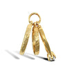 Ring - 9ct Yellow Gold 3-Rings Pendant - by Hearts Forever Jewellers