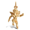 Necklace - 9ct Yellow Gold Cherub Pendant - by Hearts Forever Jewellers