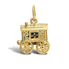 Necklace - 9ct Yellow Gold Gypsy Carriage Pendant - by Hearts Forever Jewellers