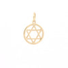 Necklace - 9ct Yellow Gold Star Of David Pendant - by Hearts Forever Jewellers