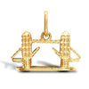 Necklace - 9ct Yellow Gold Tower Bridge Pendant - by Hearts Forever Jewellers