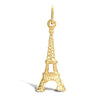 Necklace - 9ct Yellow Gold Eiffel Tower Pendant - by Hearts Forever Jewellers