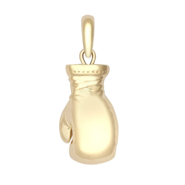 Necklace - 9ct Yellow Gold Boxing Glove Pendant - by Hearts Forever Jewellers
