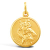Necklace - 9ct Yellow Gold St Christopher Pendant - by Hearts Forever Jewellers