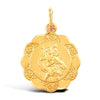 Necklace - 9ct Yellow Gold St Christopher Pendant - by Hearts Forever Jewellers