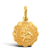 Necklace - 9ct Yellow Gold St Christopher Pendant - by Hearts Forever Jewellers