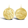 Necklace - 9ct Yellow Gold St Christopher Pendant - by Hearts Forever Jewellers