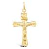 Necklace - 9ct Yellow Gold Crucifix - by Hearts Forever Jewellers