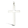 Necklace - 9ct White Gold Solid Cross - by Hearts Forever Jewellers
