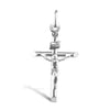 Necklace - 9ct White Gold Crucifix - by Hearts Forever Jewellers