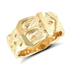 Ring - 9ct Yellow Gold Buckle Ring - by Hearts Forever Jewellers
