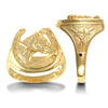 Ring - 9ct Yellow Gold Horse Shoe Ring - by Hearts Forever Jewellers