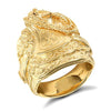 Ring - 9ct Yellow Gold Saddle Ring - by Hearts Forever Jewellers