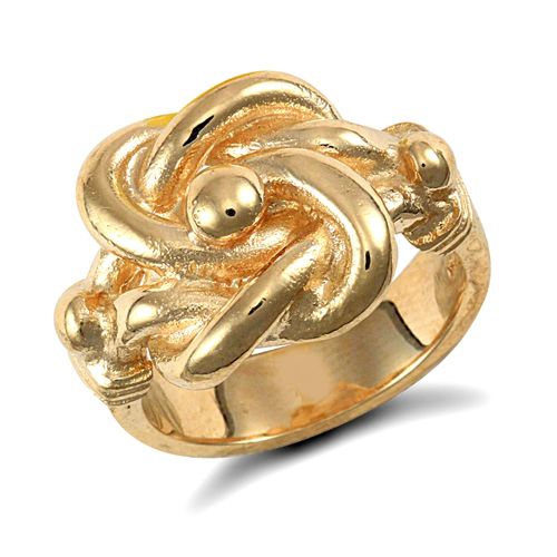 Ring - 9ct Yellow Gold Knot Ring - by Hearts Forever Jewellers