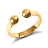 Ring - 9ct Yellow Gold Torque Ring - by Hearts Forever Jewellers