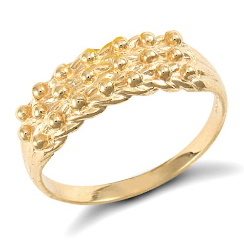 Ring - 9ct Yellow Gold Keeper Ring - by Hearts Forever Jewellers