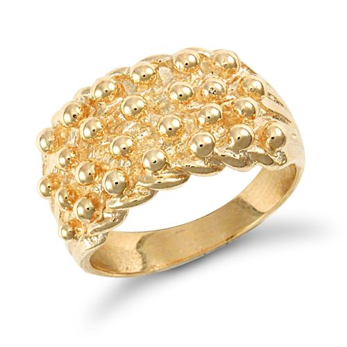 Ring - 9ct Yellow Gold Keeper Ring - by Hearts Forever Jewellers