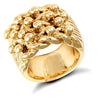 Ring - 9ct Yellow Gold Keeper Ring - by Hearts Forever Jewellers