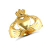 Ring - 9ct Yellow Gold Claddagh Ring - by Hearts Forever Jewellers