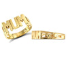 Ring - 9ct Yellow Gold Mum Id Ring - by Hearts Forever Jewellers