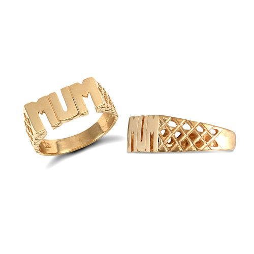 Ring - 9ct Yellow Gold Mum Basket Ring - by Hearts Forever Jewellers