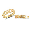Ring - 9ct Yellow Gold Dad Ring - by Hearts Forever Jewellers