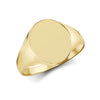 Ring - 9ct Yellow Gold Signet Ring - by Hearts Forever Jewellers