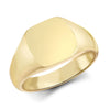 Ring - 9ct Yellow Gold Signet Ring - by Hearts Forever Jewellers
