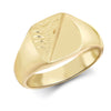 Ring - 9ct Yellow Gold Signet Ring - by Hearts Forever Jewellers