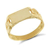 Ring - 9ct Yellow Gold Signet Ring - by Hearts Forever Jewellers