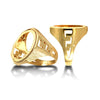 Ring - 9ct Yellow Gold Full Sovereign Ring - by Hearts Forever Jewellers