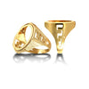 Ring - 9ct Yellow Gold Full Sovereign Ring - by Hearts Forever Jewellers