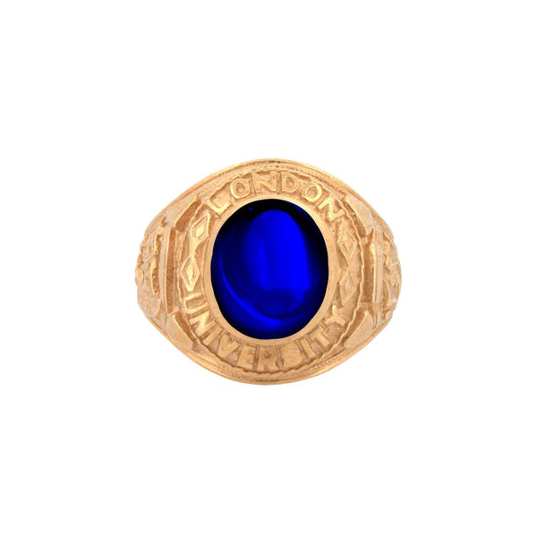 Ring - 9ct Yellow Gold College Ring - by Hearts Forever Jewellers
