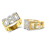 Cubic Zirconia Ring - 9ct Yellow CZ 'Dad' Ring - by Hearts Forever Jewellers